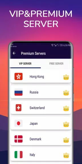 Super Falcon Vpn Free Vpn Clie Screenshot3