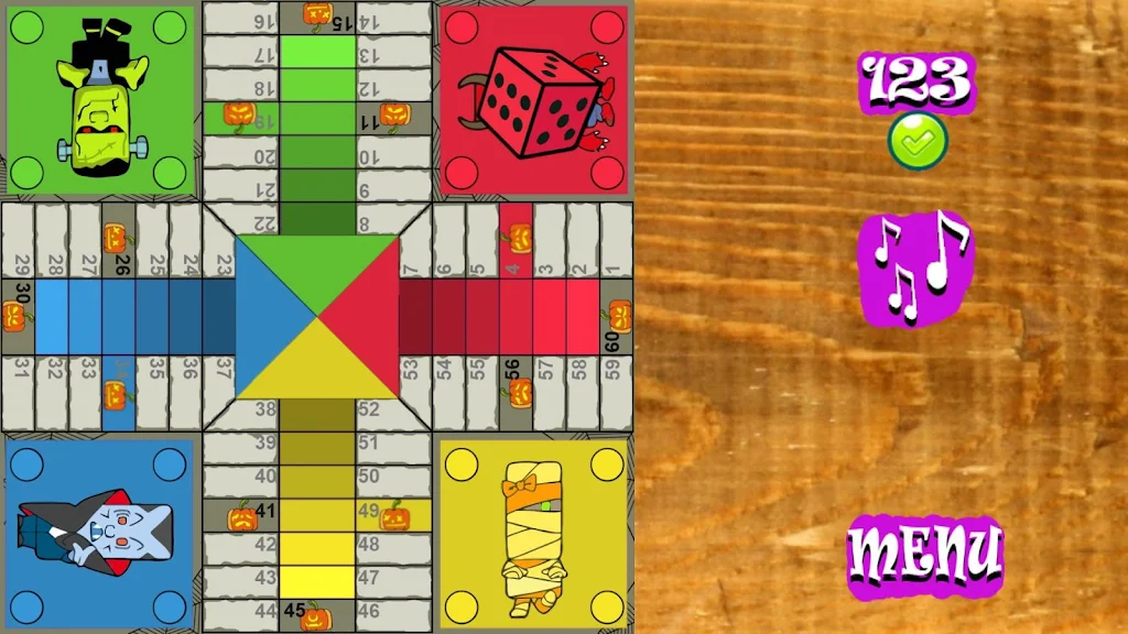 Ludo halloween monsters Screenshot3