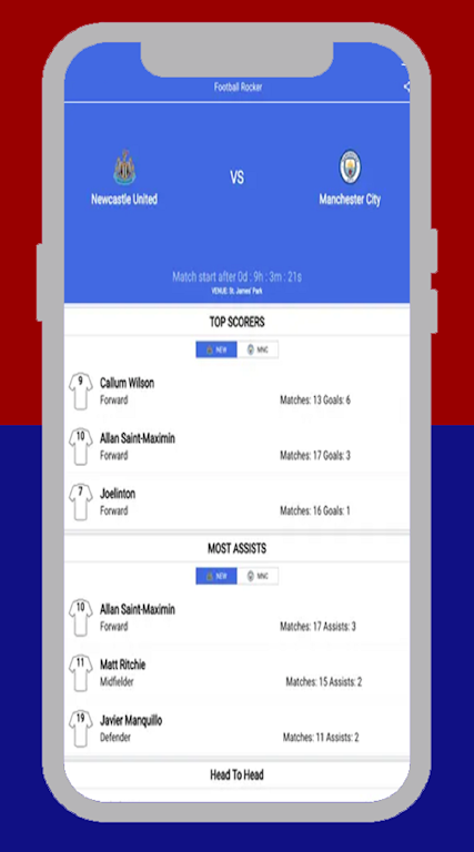 FootyBite app Screenshot2