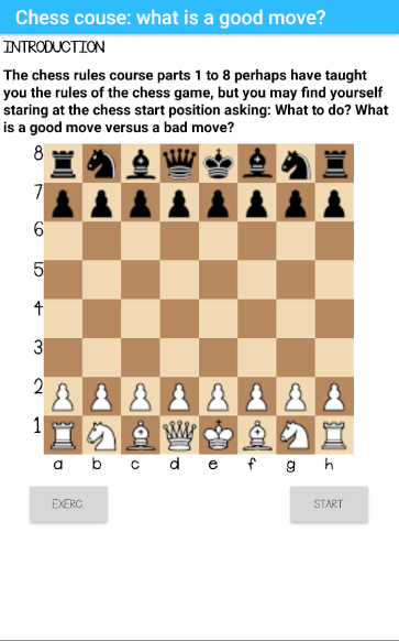 Course: find good chess opening moves (part 1) Screenshot1