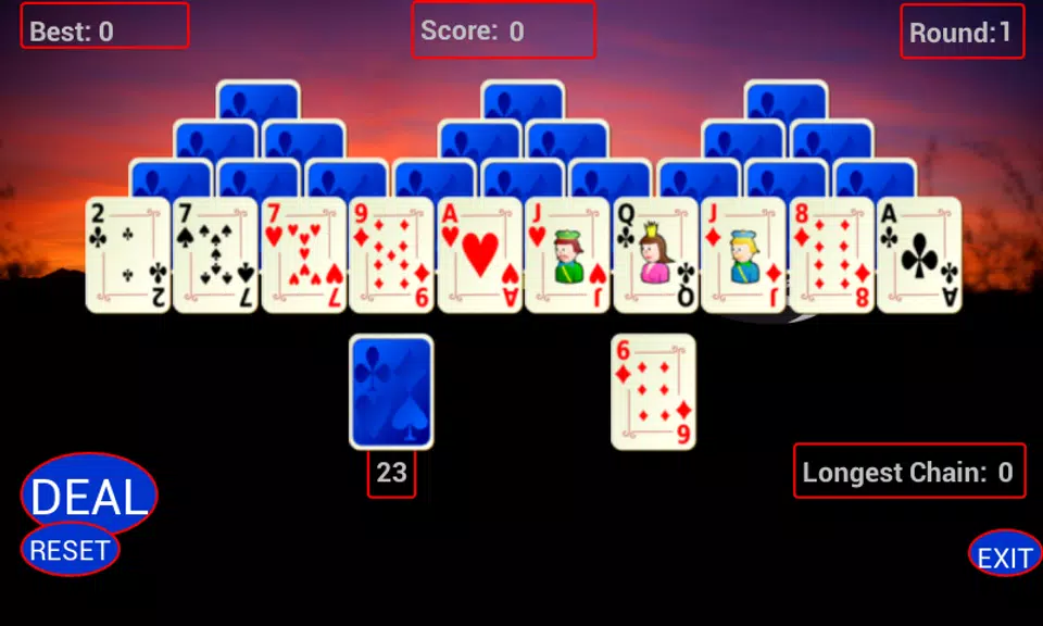 Tri Peaks Castle Solitaire Screenshot1