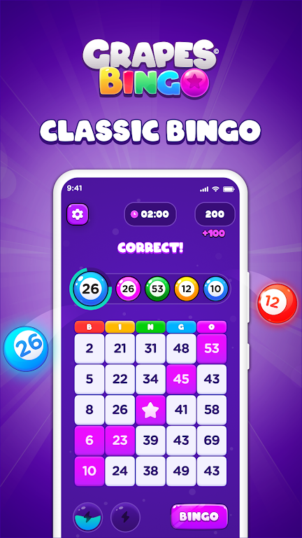 Grapes Bingo Screenshot1