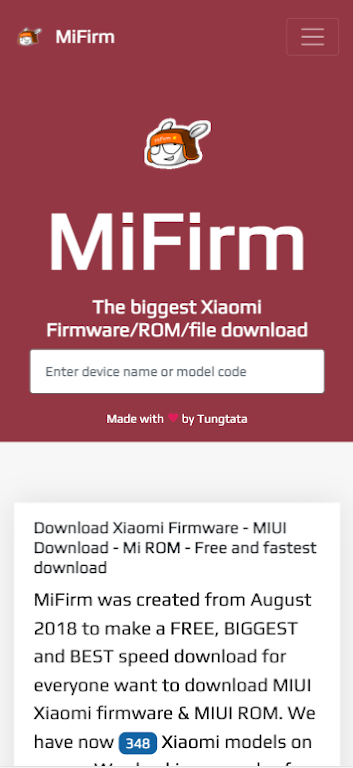 MiFirm Screenshot1