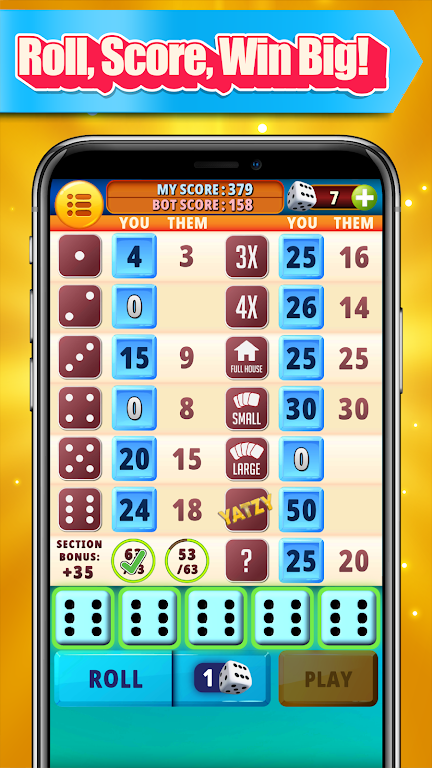 Yatzy Classic - Dice Games Screenshot1