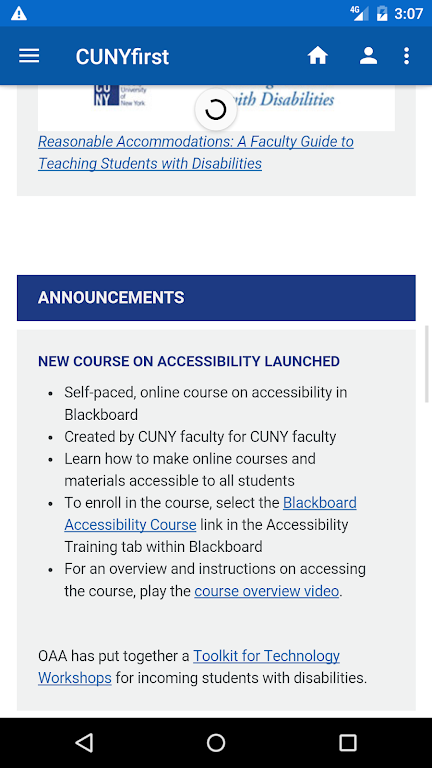 CUNYfirst Screenshot4