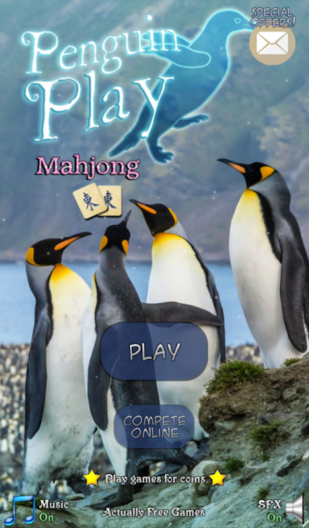 Hidden Mahjong: Penguin Play Screenshot1