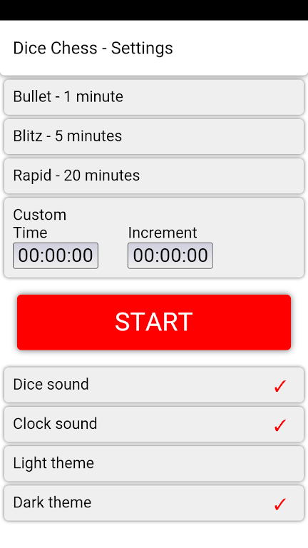 Dice Chess Clock Screenshot4