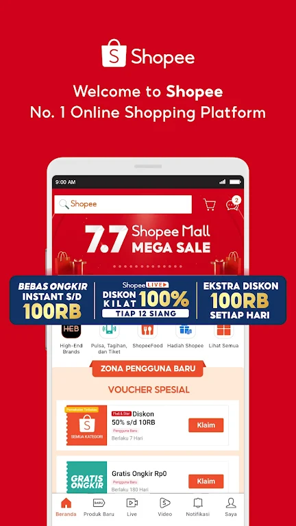 Shopee Indonesia Screenshot1