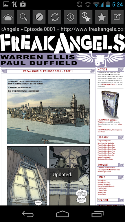 Web Comic Reader Screenshot3