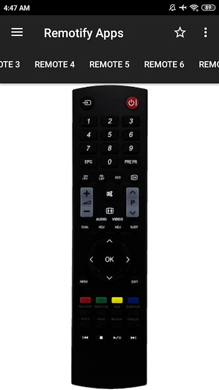 Remote Control For SHARP TV Screenshot3