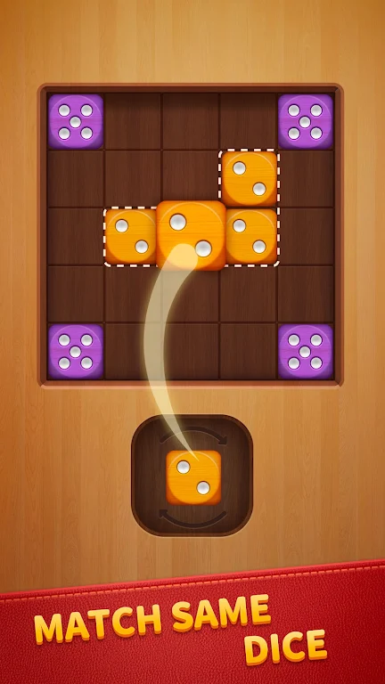 Woody Dice - Merge Puzzle Screenshot1