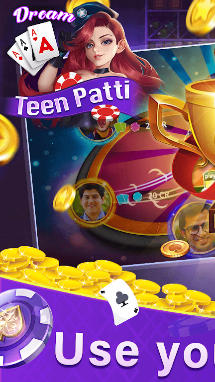 Teen Patti Dream - Fun Online Card Game Screenshot1