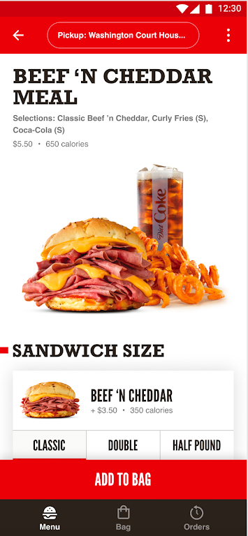 Arby's Fast Food Sandwiches Screenshot3