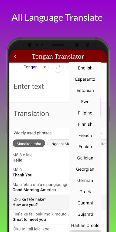 Tongan Translator Screenshot2