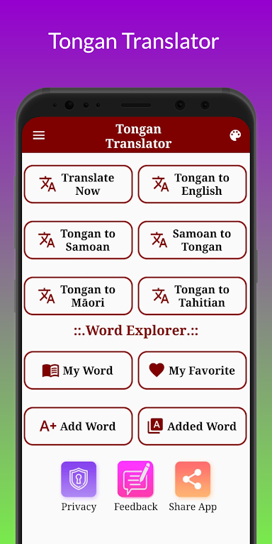 Tongan Translator Screenshot1