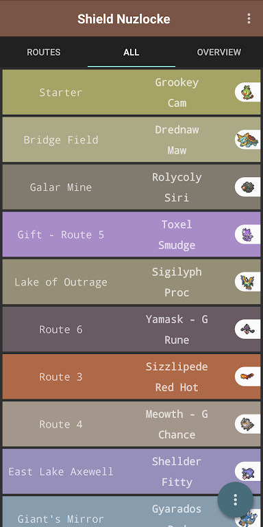 Route Chart - Nuzlocke Tracker - No Ads Screenshot3