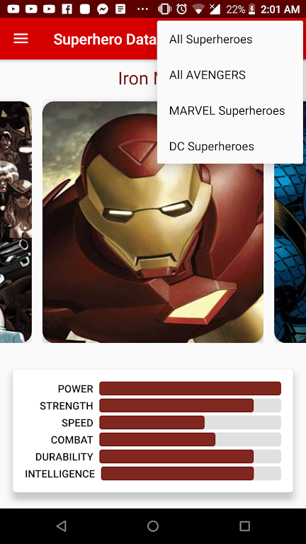 SHDB: Superhero Database Screenshot3