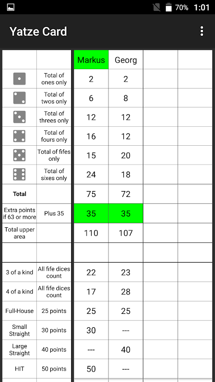 Dices - Roll the dice Screenshot1