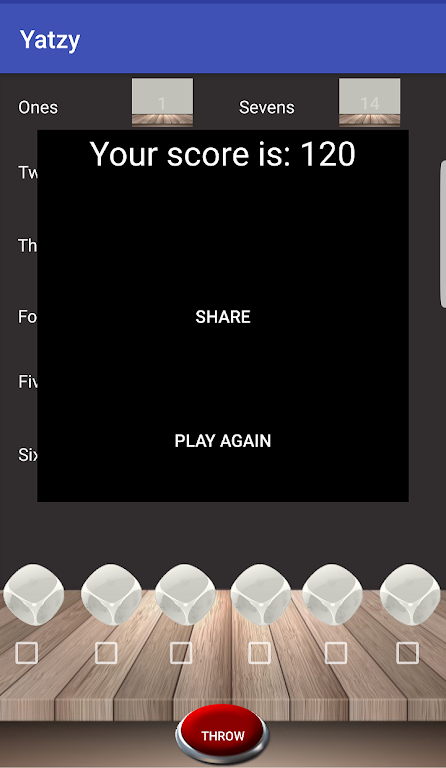 Yatzy - Your Online Score Screenshot2