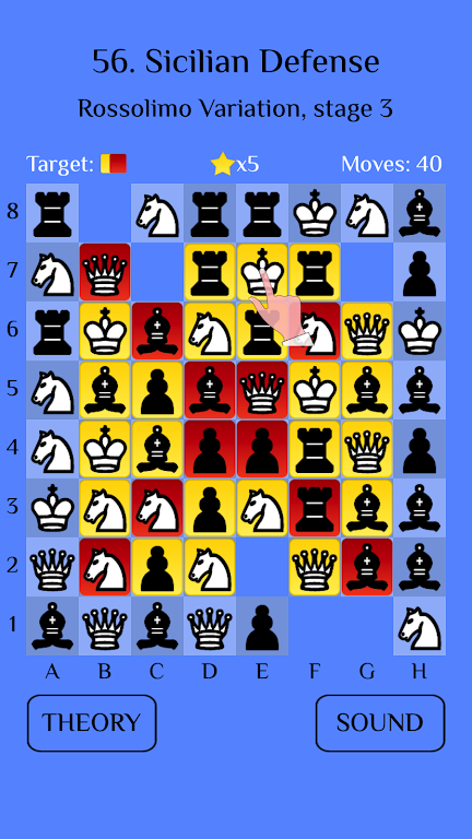 Chess Match-3: Sicilian Screenshot1