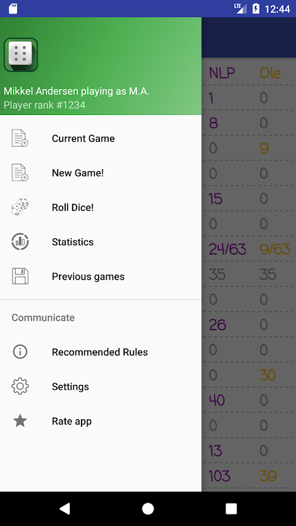 Yatzy Score Sheets & Dice Roller Screenshot4