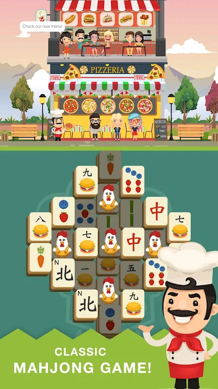 Mahjong Cooking Tower - Match & Build Your Tower Screenshot1