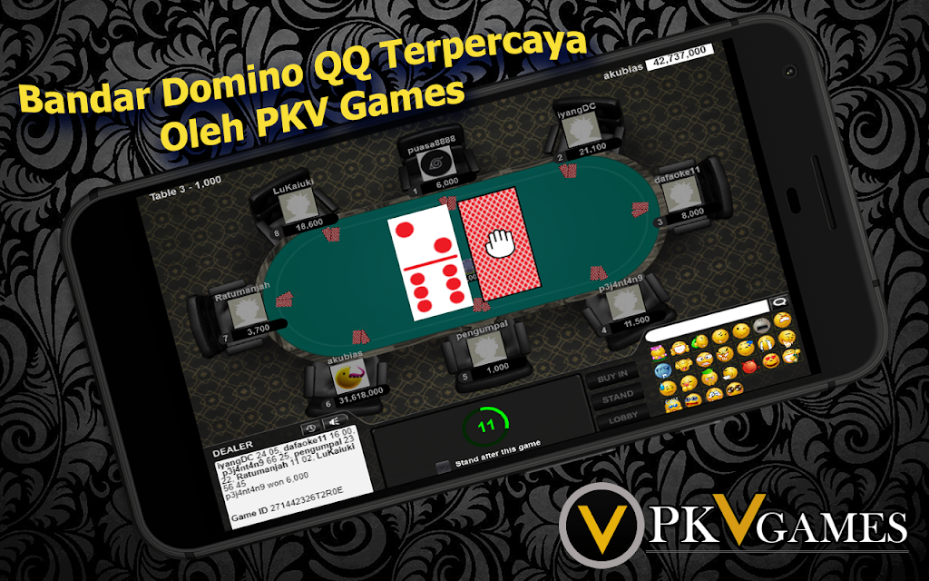 PKV Games, Bandar Domino QQ 99 Kiu Qiu - HOKIKIU Screenshot1