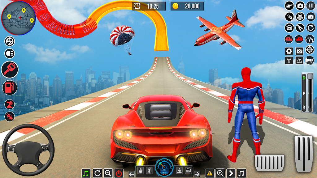 Monster Spider Stunt Car Game Screenshot3