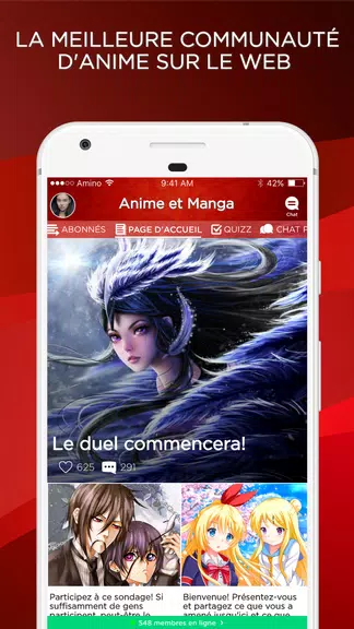 Anime et Manga Amino en Français Screenshot1