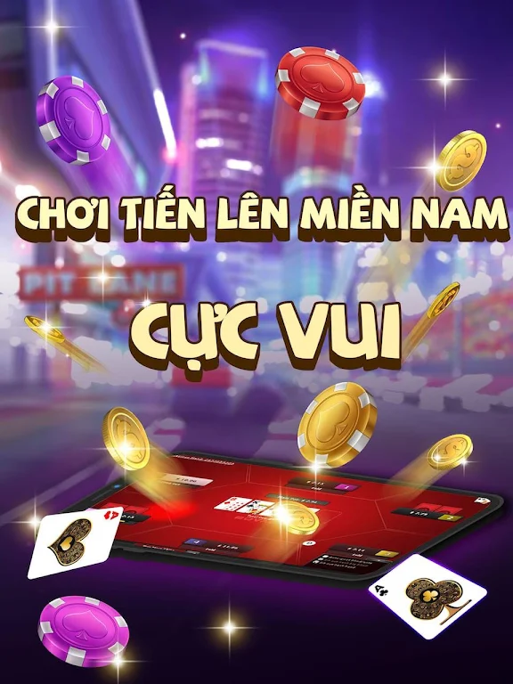 Tiến Lên: Tien len mien nam, tien len - OFFLINE Screenshot1