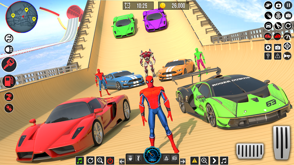 Monster Spider Stunt Car Game Screenshot1