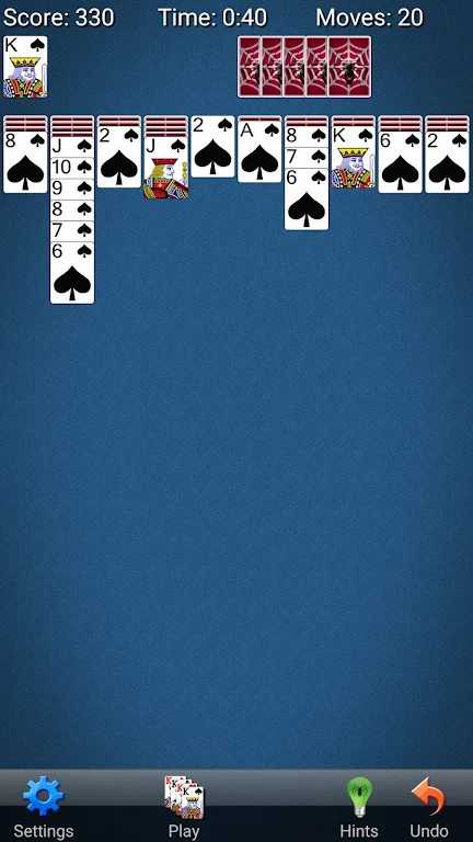 Spider Solitaire- Classic card game Screenshot1