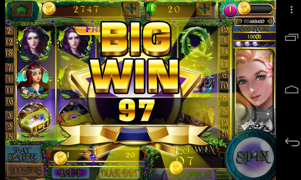 Slot - Forest Lady free casino slot machine games Screenshot4