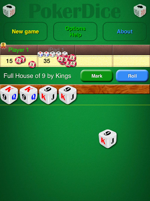 PokerDice Free Screenshot2