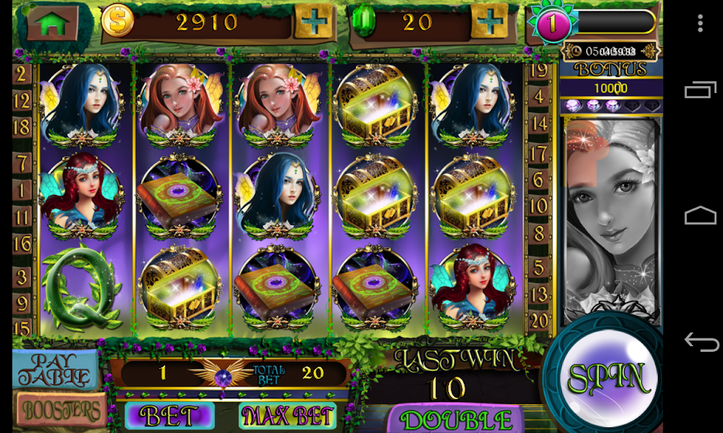 Slot - Forest Lady free casino slot machine games Screenshot2