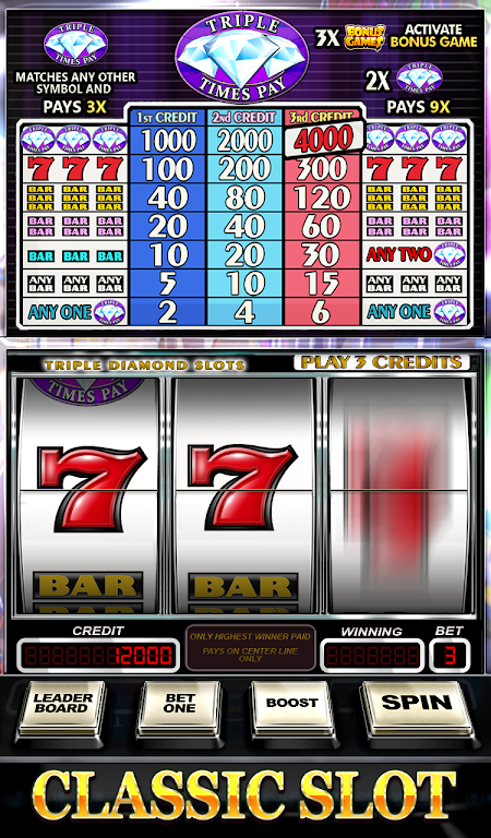 Triple Diamond Free Slots Screenshot1