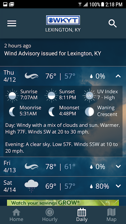 WKYT Weather Screenshot4