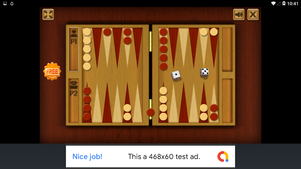 Backgammon Board Game Screenshot1