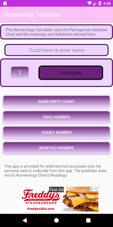 Pythagorean Numerology Calculator Screenshot1