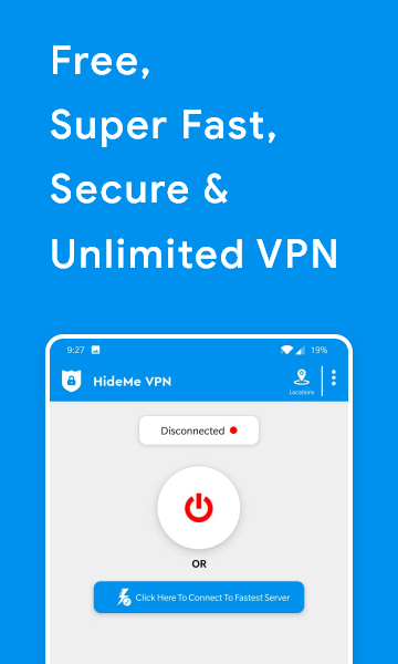 HideMe VPN: Free Unlimited VPN Proxy Connection Screenshot2