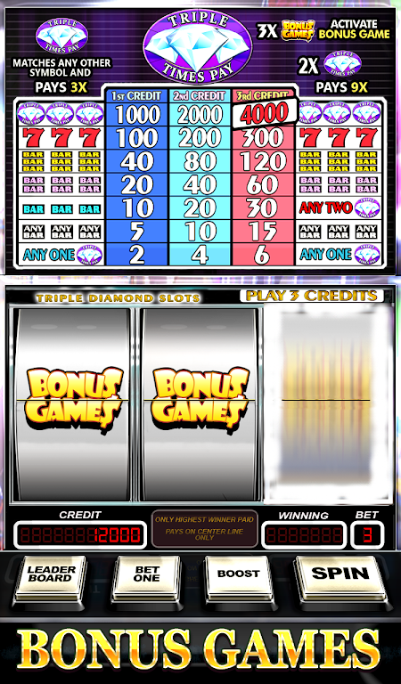 Triple Diamond Free Slots Screenshot3