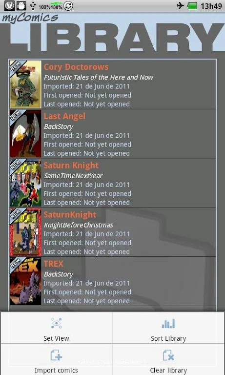 myComics Screenshot1