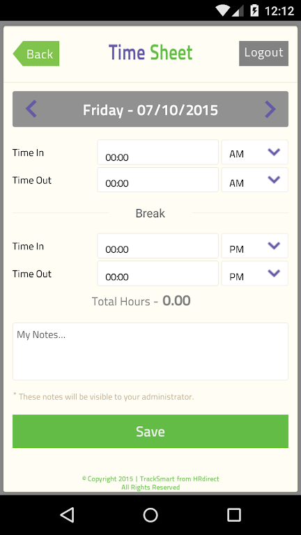 TrackSmart Attendance Screenshot4