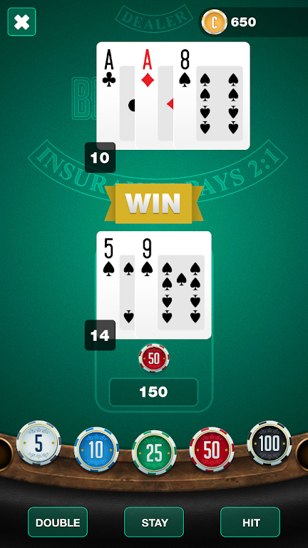 BlackJack 21: Las Vegas  Online Casino Game Screenshot4