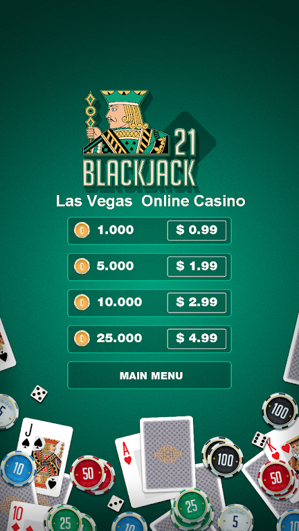 BlackJack 21: Las Vegas  Online Casino Game Screenshot2