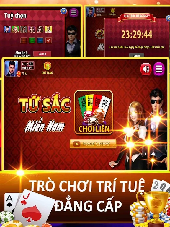 Tứ sắc - Tu sac offline - tusac - four color Screenshot1