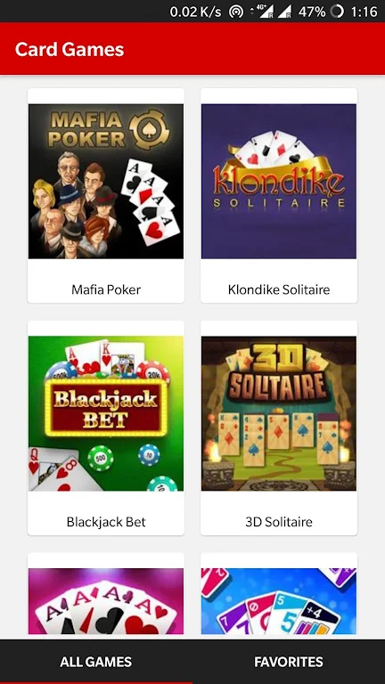 Card Games Free - Gin Rummy, Solitaire, Blackjack Screenshot1