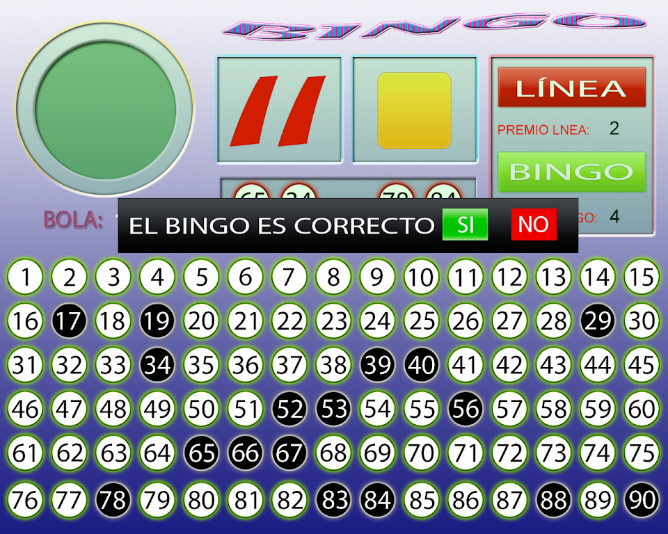 Bingo en Casa Screenshot1