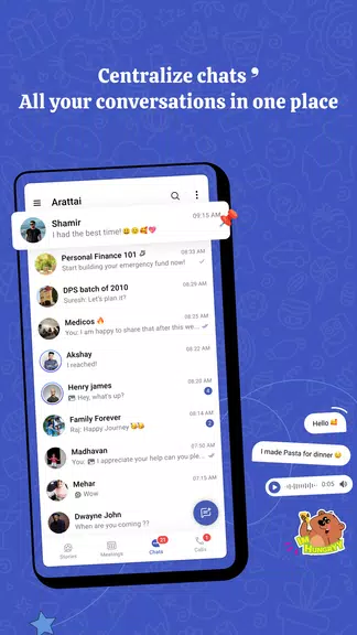 Arattai Messenger Screenshot1