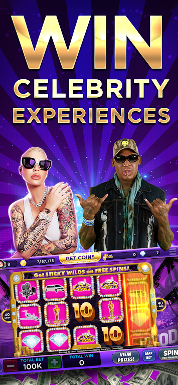 Celebrity Slots & Sweepstakes Screenshot3